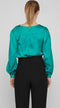 Vila Viellette - Blouse V-neck L/s - Groen (2023)