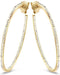 Casa Jewelry Jill - Oorringen - Goud verguld met zirkonia - 35 mm