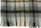 J-Line Plaid ruit - polyester - bruin & groen & wit - 190 x 136 cm - woonaccessoires