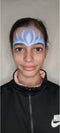 Snazaroo 3-Colour Split Cake - Schmink - Winterse kleuren - Electric Silver Sky Blue White (28 g)