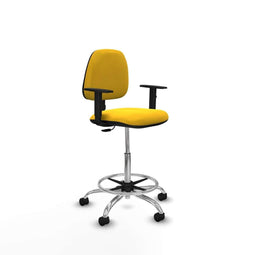 Piqueras y Crespo B1D05RN - Bureaustoel - Hoogteverstelbaar met armleuning - Geel