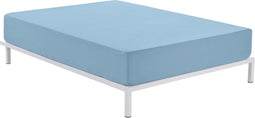 Verstelbaar onderlaken Alexandra House Living Blauw Celeste 150 x 200 cm