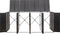 vidaXL - Containerberging - enkel - 70x80x117 - cm - poly - rattan - grijs