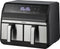 Inventum GF800HLD - Dubbele airfryer - 2 x 4 liter - 8 programma's - Dual cook functie - 80 tot 200 graden - PFAS vrij - Zwart/RVS