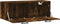 vidaXL - Wandkast - 100x36,5x35 - cm - bewerkt - hout - gerookt - eikenkleurig