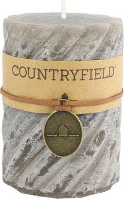 Countryfield Stompkaars met ribbel Grijs Ø7 cm | Hoogte 7,5 cm