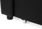TAMPERE - Hoekslaapbank - Zwart - Linkerzijde - 226 cm - Polyester