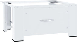 vidaXL - Wasmachineverhoger - met - lade - wit
