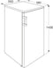 Etna VV2143WIT - Vriezer 180L - 6 vrieslades - Wit