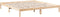 vidaXL - Bedframe - extra - lang - zonder - matras - massief - grenenhout - 180x220 - cm
