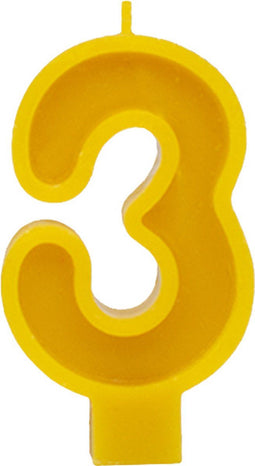 Verjaardagskaars - Cijfer 3 3