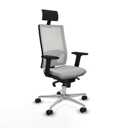 Bureaustoel Piqueras y Crespo 2D086N1 Lichtgrijs
