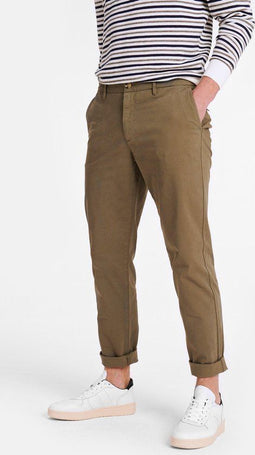 McGregor - Regular Fit - Chino - Garment Dyed - Bruin - Maat W32 L34