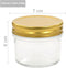 vidaXL - Jampotten - met - goudkleurige - deksels - 48 - st - 110 - ml - glas