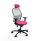 Jorquera Piqueras y Crespo 1D036N2 - Bureaustoel met hoofdsteun - Verstelbare hoogte - Roze