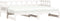vidaXL - Slaapbank - met - onderschuifbed - 90x200 - cm - massief - grenenhout - wit