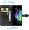 iMoshion Hoesje Geschikt voor Motorola Edge 20 Hoesje Met Pasjeshouder - iMoshion Mandala Bookcase - Zwart