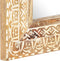 vidaXL - Spiegel - handgesneden - 110x50x2,6 - cm - massief - mangohout