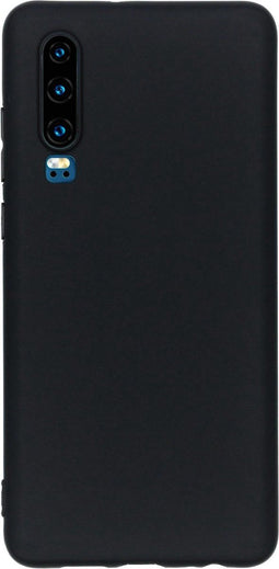iMoshion Hoesje Geschikt voor Huawei P30 Hoesje Siliconen - iMoshion Color Backcover - Zwart
