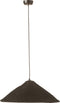 J-Line hanglamp Hoed Moonj - jute - zwart - small