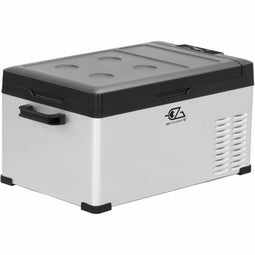 EZA - Compressorkoelbox - 25L - Koelen/vriezen - Grijs