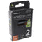 Panasonic eneloop pro, pre-charged, 2-pack BK-4HCDE/4BE rechargeable battery NiMH, Micro, AAA, HR03,