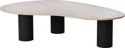 Light & Living Organische Salontafel Lasica - Travertin - 130 x 80cm - Zand