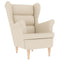 Fauteuil 74x84x100 cm linnen wit