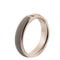 MelanO Twisted Tracy - Ring - 5mm - rosegoud + taupe resin - maat 49
