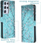 iMoshion Hoesje Geschikt voor Samsung Galaxy S21 Ultra Hoesje Met Pasjeshouder - iMoshion Design Softcase Bookcase - Meerkleurig / Blossom