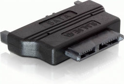 Delock SATA 22-pin / Slim SATA Adapter - Male/female - Zwart