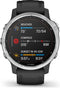 Garmin fēnix 6S Solar - Smartwatch - Zonne-energie - Zilver (Zwart)