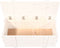 vidaXL - Opbergbox - 91x40,5x42 - cm - massief - grenenhout - wit