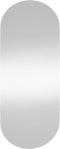 vidaXL - Wandspiegel - 25x60 - cm - ovaal - glas