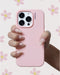 Nudient iPhone 14 - Back Cover - Soft-touch siliconen - Roze