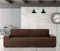 Sofa hoes set Eysa TROYA Bruin 70 x 110 x 210 cm 2 Onderdelen