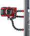 JOBY GorillaPod Magnetic 325 - Mini-tripod - Flexibele poten met magneetvoetjes - Zwart Rood Antraciet