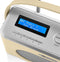 Swan Draagbare Retro Radio DAB+ - Creme - met Bluetooth