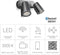 Steinel DUO LED-Spot - Wandlamp - Bewegingssensor Bluetooth - Antraciet