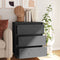 vidaXL - Dressoir - 60x34x75 - cm - massief - grenenhout - grijs