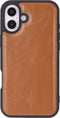 NorthLife Geschikt voor iPhone 16 Plus - Leren Afneembare 2-in-1 bookcase telefoonhoes - Cognac