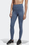 adidas W D2M 3S Hr Lt - Dames Sportlegging - Fitness & Training - Tech Ink/White - Maat L