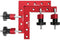 Houtbewerking Montageklem - 90 Graden Haakse Positioneringsliniaal - L-vormige Schrijnwerkplaat - Montageklem 140x140mm