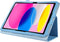 Lunso - Geschikt voor iPad 10 (2022) - Stand flip Bookcase hoes - Lichtblauw