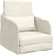 vidaXL - Vloersofa - Bed - 2-in-1 - Crème - 65x80x83 - cm - Velvet