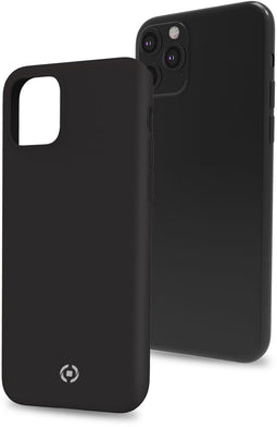 Celly iPhone 11 Pro Max - Siliconen Hoesje - Krasbestendig - Zwart