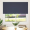 vidaXL - Rolgordijn - verduisterend - 145x175 - cm - stofbreedte - 141,6 - cm - blauw