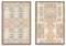 Home ESPRIT - Schilderij - 75 x 3 x 105 cm - Rood Beige Grijs (2 stuks)