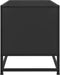 vidaXL - Tv-meubel - 80x34,5x40 - cm - bewerkt - hout - en - metaal - zwart