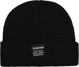 VINGINO Beanie - Muts met omklapbare rand - Deep Black